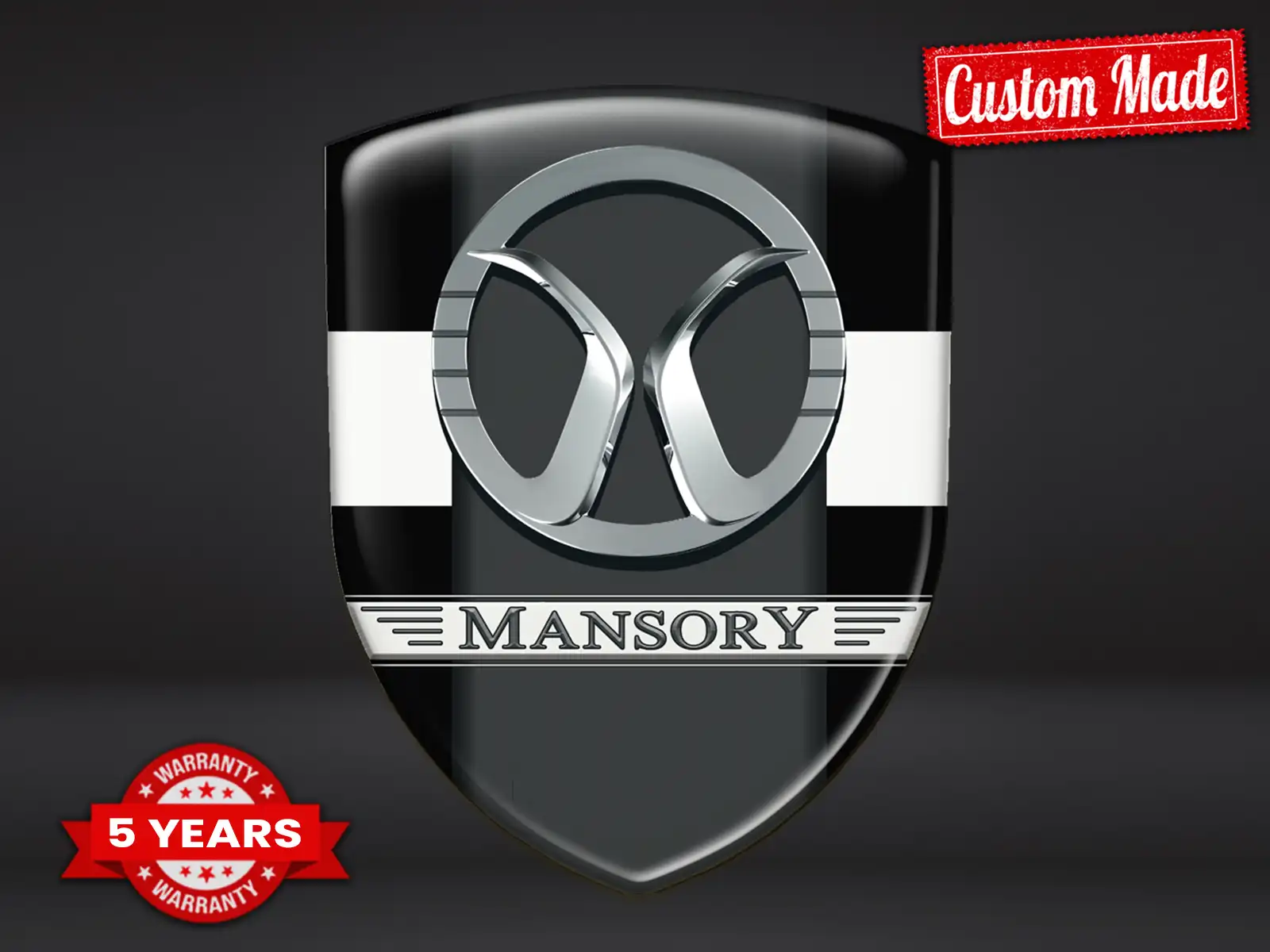 Mansory Wasserfester Aufkleber Stern Design Anpassbar